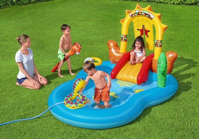 בריכה מתנפחת לילדים המערב הפרוע (264X188X140 סמ) 53118 מבית BESTWAY בריכה מתנפחת לילדים המערב הפרוע (264X188X140 סמ) 53118 BESTWAY – תמונה 1