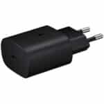 ראש מטען מקורי סמסונג 25W מהיר וחזק SAMSUNG CHARGER S21 שחור